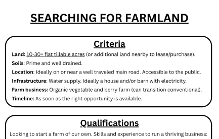 Farmland Criteria
