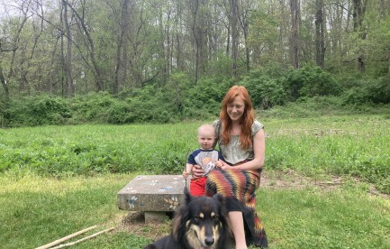 Megan, Miles and Bella 