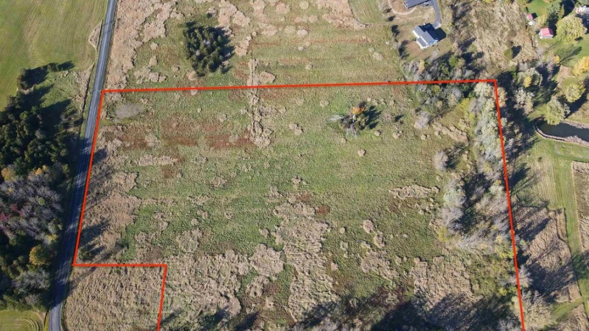 Aerial view of property. 