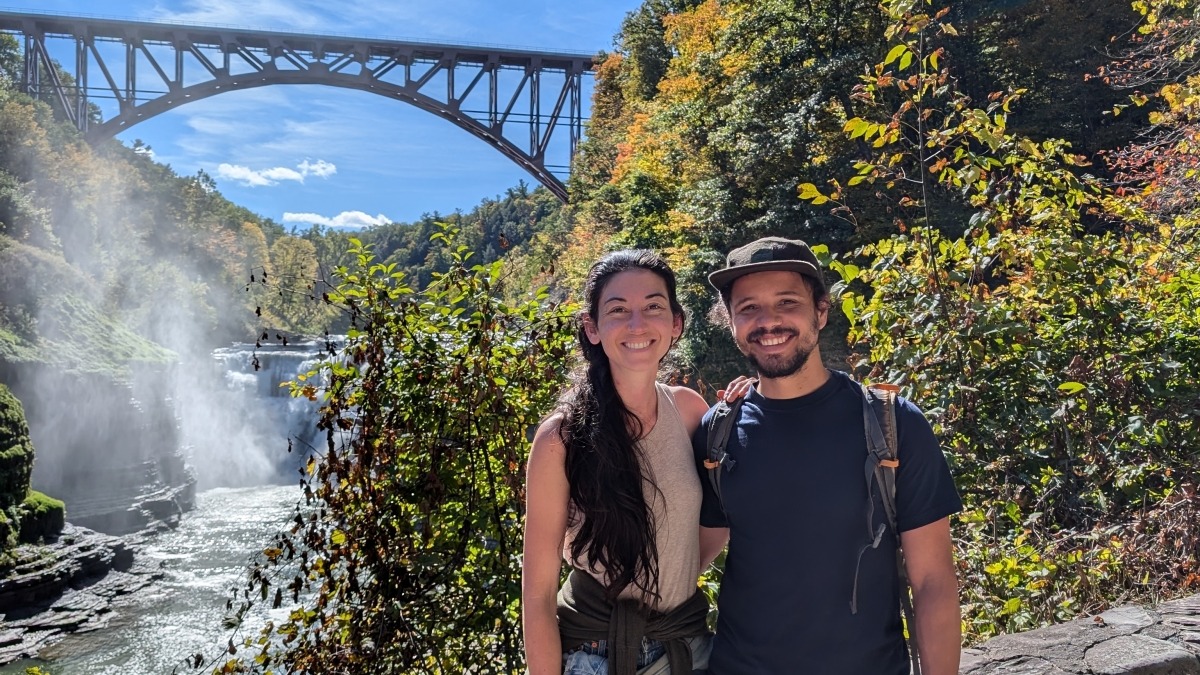 Hiking in Letchworth 
