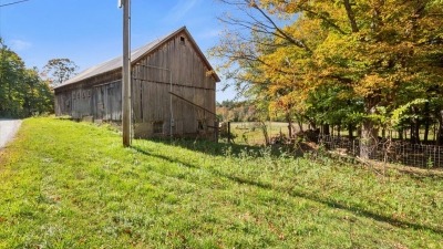 Hay barn and Pasture