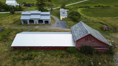 back of dairy barn