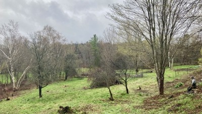 Future site of the planned "Giving Garden" for the community