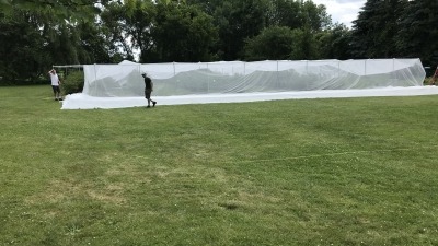 Protective netting structure