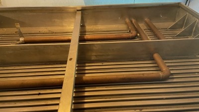 close up of evaporator