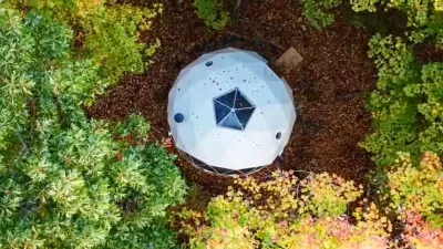 Cassiopeia's Hideaway Off-grid Geodome for Airbnb