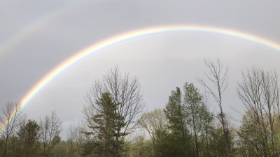 Rainbow on the property