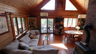 Living room in the main house