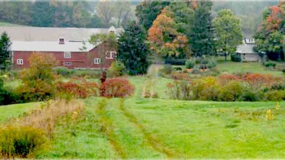 Barn complex and main house