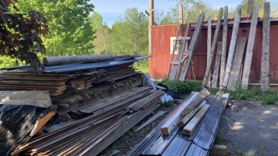 19th century Barn timbers, planks and siding available for salvage. Please contact us ASAP if interested!