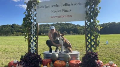 Bella and I at the NEBCA finals in 2024